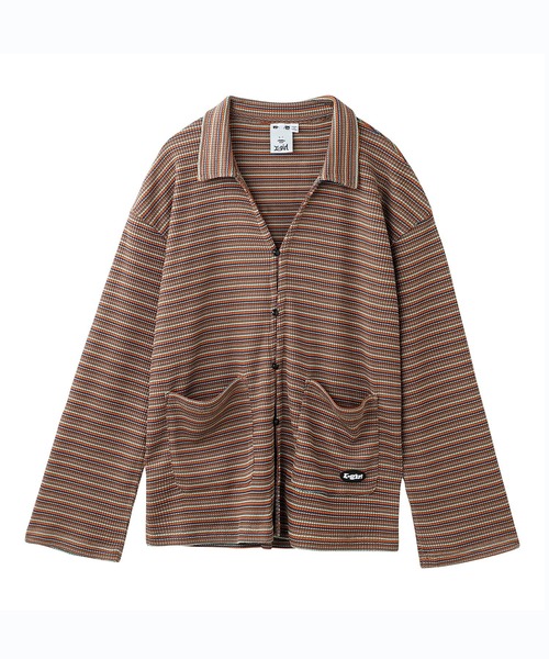 X-girl（エックスガール）の「EASY JACKET（カーディガン/ボレロ・レディース・ライトブルー/ブラック/オレンジ・S/M）」の9枚目の写真