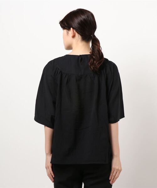 ReNorm（リノーム）の「ギャザードルマンブラウス（シャツ/ブラウス・レディース・ブラック/オフホワイト/ピンク・フリー）」の20枚目の写真