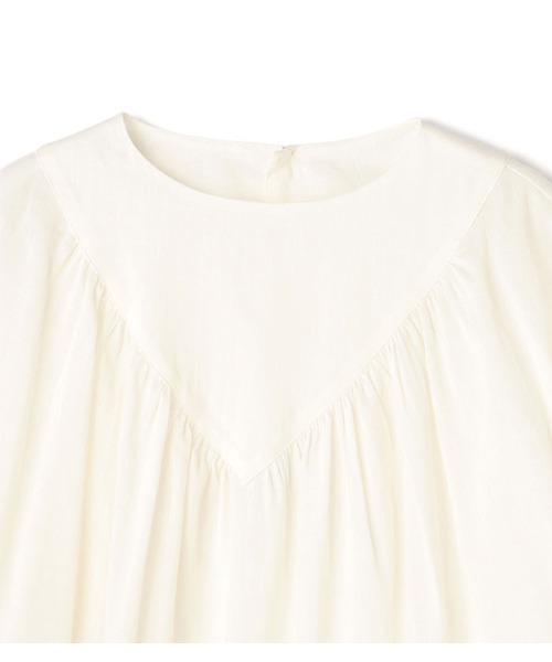 ReNorm（リノーム）の「ギャザードルマンブラウス（シャツ/ブラウス・レディース・ブラック/オフホワイト/ピンク・フリー）」の14枚目の写真