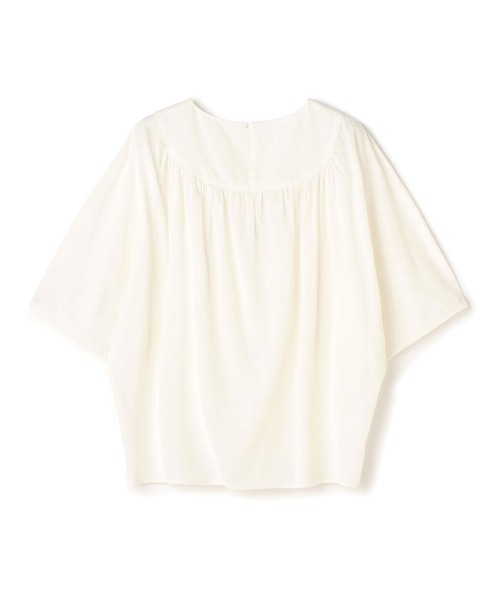 ReNorm（リノーム）の「ギャザードルマンブラウス（シャツ/ブラウス・レディース・ブラック/オフホワイト/ピンク・フリー）」の13枚目の写真