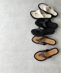 CANAL JEAN | from Lagoon(フロムラグーン) ゴムソール配色トングサンダル(サンダル)