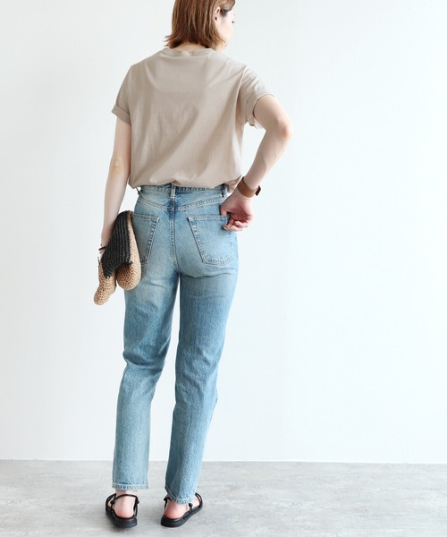 reca（レカ）の「ロゴ刺繍Tシャツ（Tシャツ/カットソー・レディース・ベージュ/オフホワイト/チャコール/モカ・FREE）」の9枚目の写真