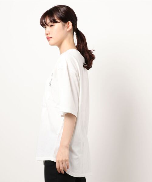 AVIREX（アヴィレックス）の「AVIREX/アヴィレックス/メッシュポケット デザインプルオーバー/ MESH POCKET DESIGN PULLOVER（Tシャツ/カットソー・レディース・ライム/オフホワイト/ブラック・FREE）」の5枚目の写真