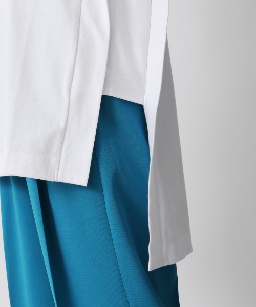 LOWRYS FARM（ローリーズファーム）の「タックキリカエノースリーブ　948773（Tシャツ/カットソー・レディース・オフホワイト/ブラック/ブルー・FREE）」の13枚目の写真