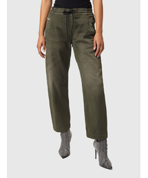 DIESEL | DIESEL FW21 サステナブル デニム レディース ボーイフレンド カラーデニム ジョガーパンツ(デニムパンツ)