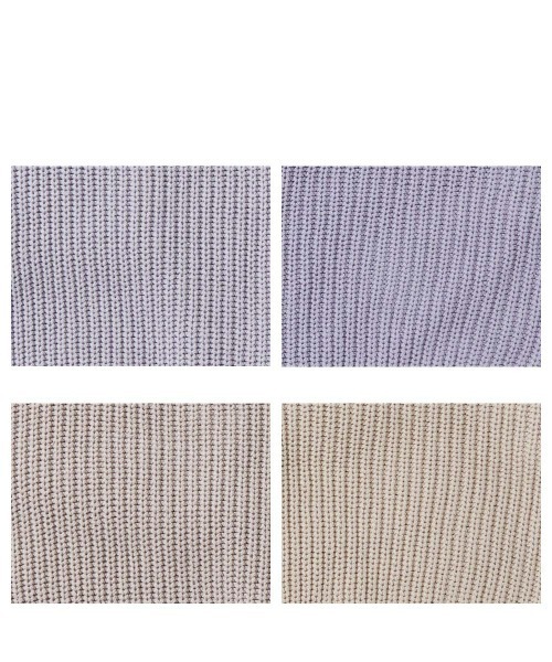 devirock(デビロック)の「洗える ビッグシルエット ローゲージニット(ニット/セーター・キッズ・アイボリー/ブルー/ブラウン系その他/グレイッシュブルー/グレー系その他/パープル系その他/ダークブラウン/バイオレット/グリーン・150cm/120cm/110cm/130cm/100cm/140cm/160cm)」の19枚目の写真