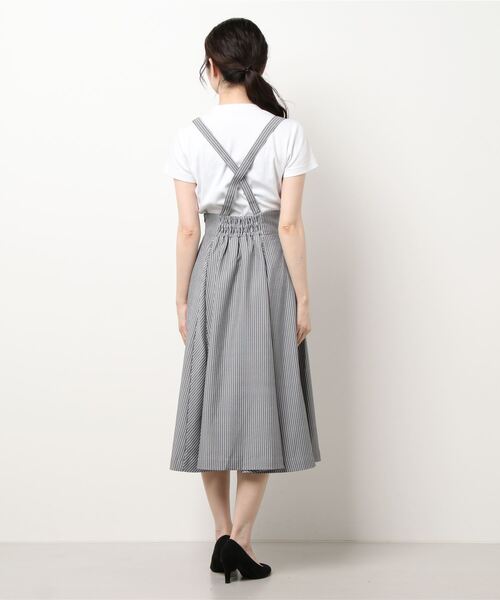 Secret Honey（シークレットハニー）の「ミディ丈マチ付スカート（スカート・レディース・ブラック/ブラック系その他/ネイビー/グレー/グレー系その他2・MEDIUM）」の10枚目の写真