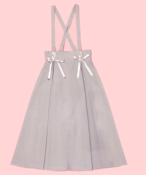 Secret Honey（シークレットハニー）の「ミディ丈マチ付スカート（スカート・レディース・ブラック/ブラック系その他/ネイビー/グレー/グレー系その他2・MEDIUM）」の12枚目の写真