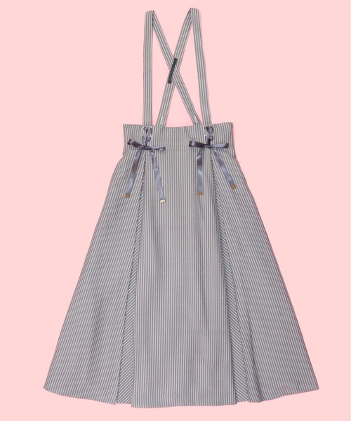 Secret Honey（シークレットハニー）の「ミディ丈マチ付スカート（スカート・レディース・ブラック/ブラック系その他/ネイビー/グレー/グレー系その他2・MEDIUM）」の7枚目の写真