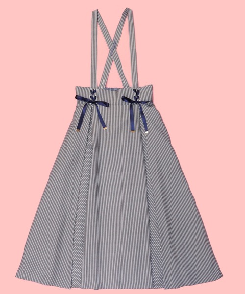 Secret Honey（シークレットハニー）の「ミディ丈マチ付スカート（スカート・レディース・ブラック/ブラック系その他/ネイビー/グレー/グレー系その他2・MEDIUM）」の15枚目の写真