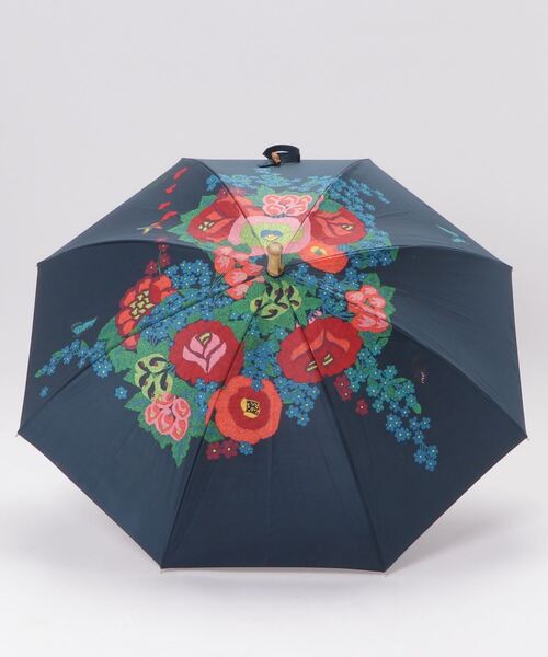 BOHEMIANS（ボヘミアンズ）の「BOHEMIANS/ボヘミアンズ　GARDEN PARASOL　傘（長傘・レディース・ネイビー・FREE）」の2枚目の写真