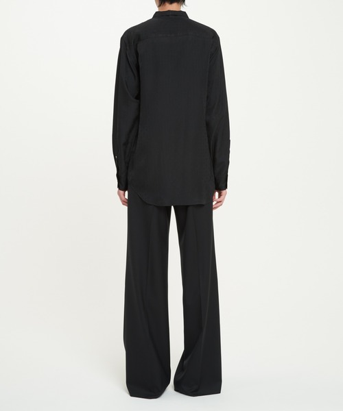 DRESSEDUNDRESSED（ドレスドアンドレスド）の「DRESSEDUNDRESSED Cupro Paisley Lavalliere-Neck Shirt (DUW21103)（シャツ/ブラウス・メンズ・ホワイト/ブラック・4/3/2）」の5枚目の写真