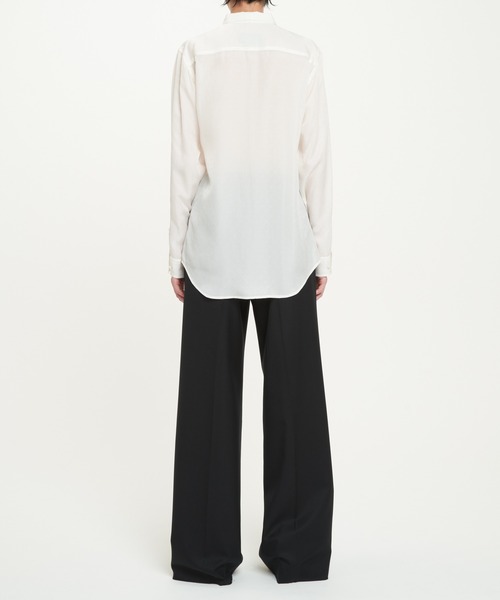 DRESSEDUNDRESSED（ドレスドアンドレスド）の「DRESSEDUNDRESSED Cupro Paisley Lavalliere-Neck Shirt (DUW21103)（シャツ/ブラウス・メンズ・ホワイト/ブラック・4/3/2）」の7枚目の写真