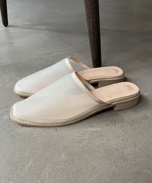 Shelly island(シェリーアイランド)の「メッシュミュール(サンダル・レディース・ブラック/ベージュ・M/L)」の15枚目の写真