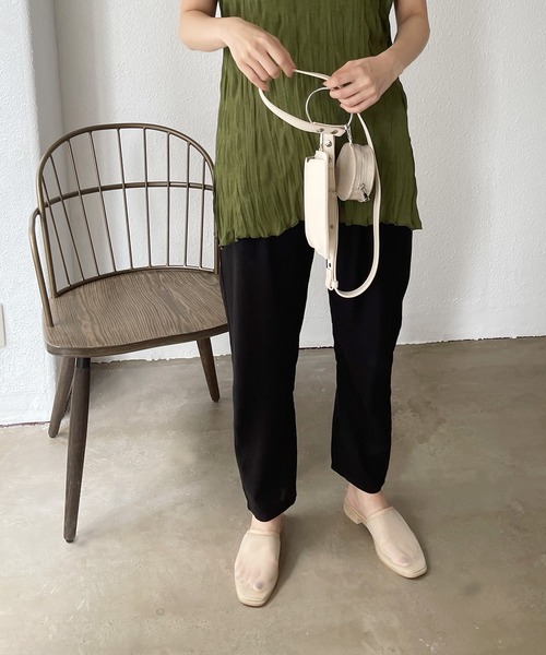 Shelly island(シェリーアイランド)の「メッシュミュール(サンダル・レディース・ブラック/ベージュ・M/L)」の12枚目の写真