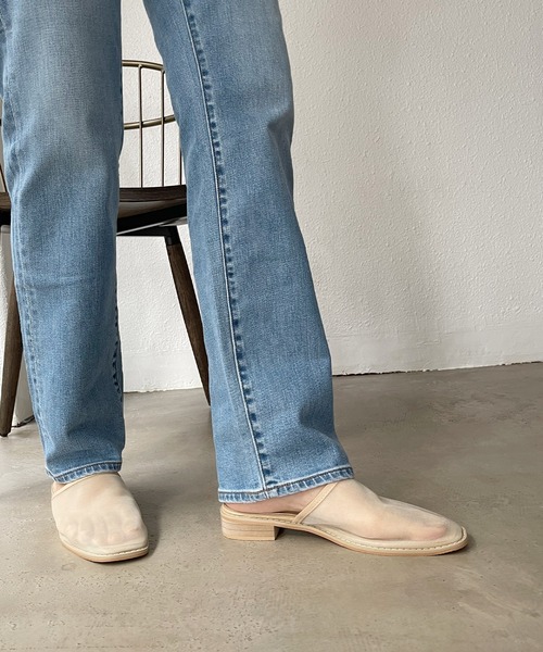 Shelly island(シェリーアイランド)の「メッシュミュール(サンダル・レディース・ブラック/ベージュ・M/L)」の13枚目の写真