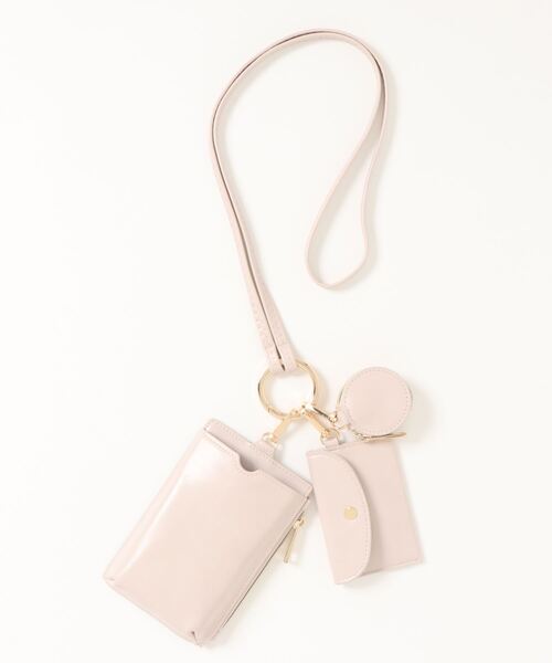 Three Four Time（ｽﾘｰﾌｫｰﾀｲﾑ）の「多機能スマホホルダー（その他小物・レディース・ブラック/アイボリー/ベージュ・FREE）」の5枚目の写真