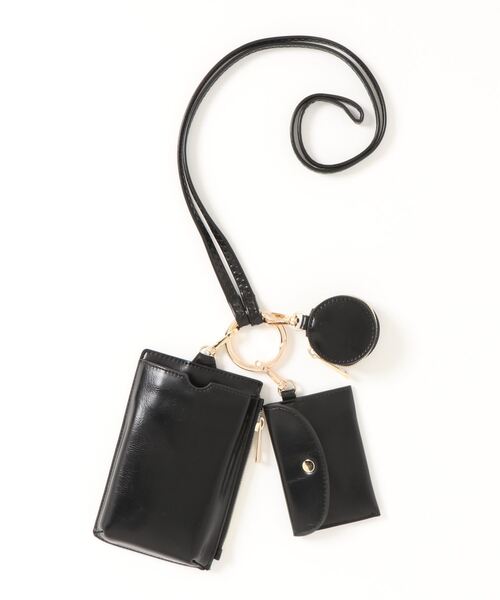 Three Four Time（ｽﾘｰﾌｫｰﾀｲﾑ）の「多機能スマホホルダー（その他小物・レディース・ブラック/アイボリー/ベージュ・FREE）」の9枚目の写真