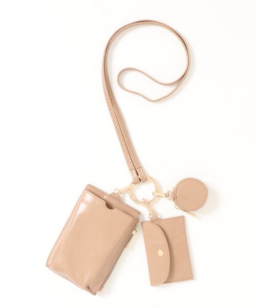 Three Four Time（ｽﾘｰﾌｫｰﾀｲﾑ）の「多機能スマホホルダー（その他小物・レディース・ブラック/アイボリー/ベージュ・FREE）」の10枚目の写真