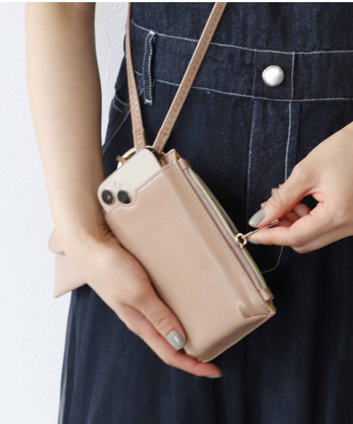 Three Four Time（ｽﾘｰﾌｫｰﾀｲﾑ）の「多機能スマホホルダー（その他小物・レディース・ブラック/アイボリー/ベージュ・FREE）」の8枚目の写真