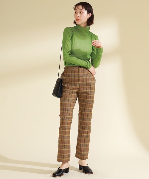 Ray BEAMS（レイビームス）の「Ray BEAMS / チュール ハイネック ロングスリーブ カットソー（Tシャツ/カットソー・レディース・ブラック/イエロー/ホワイト系その他6/ケリー・ONE SIZE）」の20枚目の写真