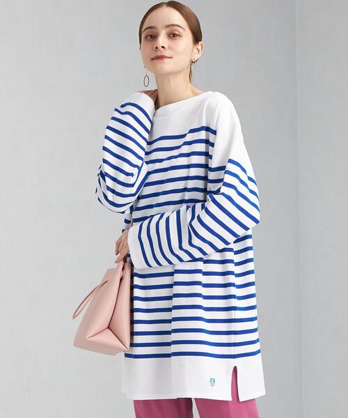 商品詳細 Orcival オーシバル Panel ボーダー Size8 プルオーバー カットソー Green Label Relaxing グリーンレーベル リラクシング 公式通販