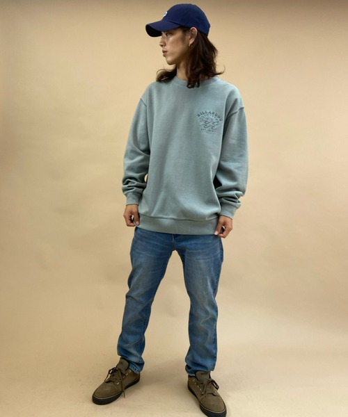 BILLABONG（ビラボン）の「【ZOZOTOWN限定アイテム】BILLABONG/ビラボン　ルーズシルエット 刺繍ロゴスウェット BB012-010（スウェット・メンズ・ブルー/ベージュ・M/L）」の15枚目の写真