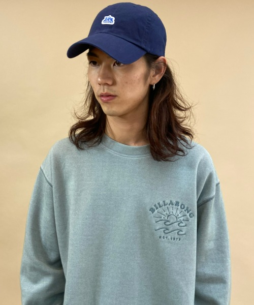 BILLABONG（ビラボン）の「【ZOZOTOWN限定アイテム】BILLABONG/ビラボン　ルーズシルエット 刺繍ロゴスウェット BB012-010（スウェット・メンズ・ブルー/ベージュ・M/L）」の5枚目の写真
