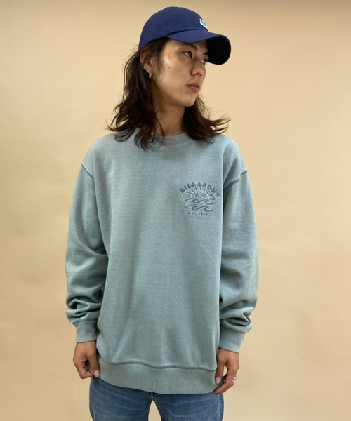 BILLABONG（ビラボン）の「【ZOZOTOWN限定アイテム】BILLABONG/ビラボン　ルーズシルエット 刺繍ロゴスウェット BB012-010（スウェット・メンズ・ブルー/ベージュ・M/L）」の7枚目の写真