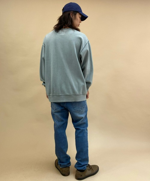 BILLABONG（ビラボン）の「【ZOZOTOWN限定アイテム】BILLABONG/ビラボン　ルーズシルエット 刺繍ロゴスウェット BB012-010（スウェット・メンズ・ブルー/ベージュ・M/L）」の8枚目の写真