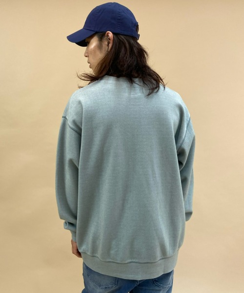BILLABONG（ビラボン）の「【ZOZOTOWN限定アイテム】BILLABONG/ビラボン　ルーズシルエット 刺繍ロゴスウェット BB012-010（スウェット・メンズ・ブルー/ベージュ・M/L）」の4枚目の写真