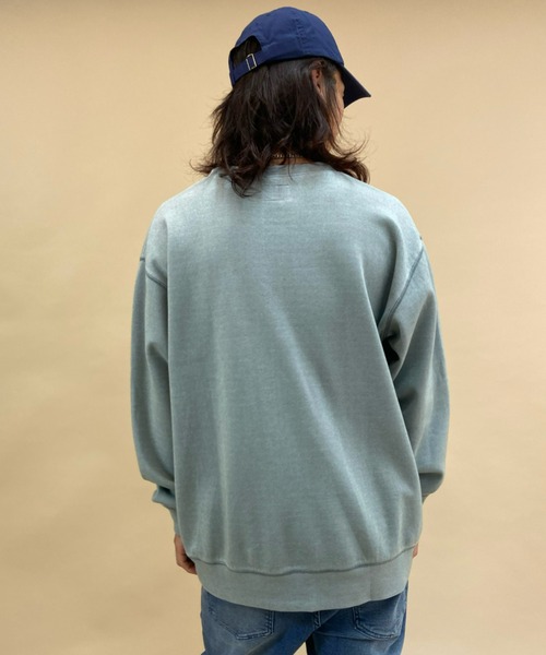 BILLABONG（ビラボン）の「【ZOZOTOWN限定アイテム】BILLABONG/ビラボン　ルーズシルエット 刺繍ロゴスウェット BB012-010（スウェット・メンズ・ブルー/ベージュ・M/L）」の21枚目の写真