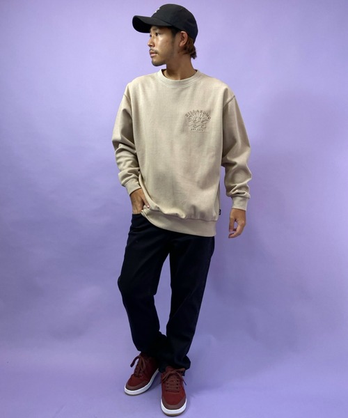 BILLABONG（ビラボン）の「【ZOZOTOWN限定アイテム】BILLABONG/ビラボン　ルーズシルエット 刺繍ロゴスウェット BB012-010（スウェット・メンズ・ブルー/ベージュ・M/L）」の17枚目の写真
