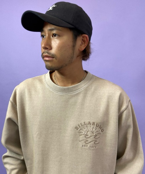 BILLABONG（ビラボン）の「【ZOZOTOWN限定アイテム】BILLABONG/ビラボン　ルーズシルエット 刺繍ロゴスウェット BB012-010（スウェット・メンズ・ブルー/ベージュ・M/L）」の11枚目の写真