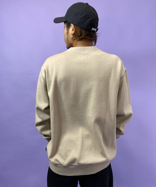 BILLABONG（ビラボン）の「【ZOZOTOWN限定アイテム】BILLABONG/ビラボン　ルーズシルエット 刺繍ロゴスウェット BB012-010（スウェット・メンズ・ブルー/ベージュ・M/L）」の3枚目の写真