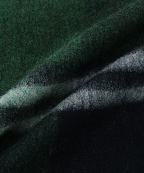 MADEMOISELLE ROPE'（マドモアゼル ロペ）の「【一部WEB限定】ブークレーボリュームチェックストール（ストール/ショール・レディース・ブラック系その他/ブルー系その他/イエロー系その他・FREE）」の7枚目の写真