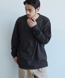 メンズ シルキータッチロンT