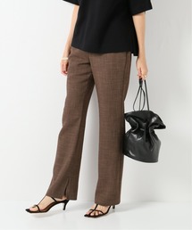 IENA | ジャガードスリットパンツ(その他パンツ)