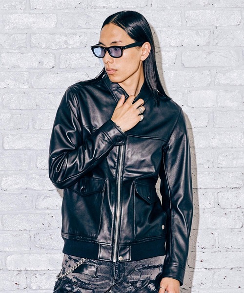 CRIMIE（クライミー）の「LAMB LEATHER A2 JACKET（ライダース