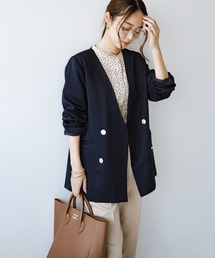 かしこまらない賢い風貌！ハンサムと女性らしさをいいとこ取り！照れくさくない正解ジャケット by who made me