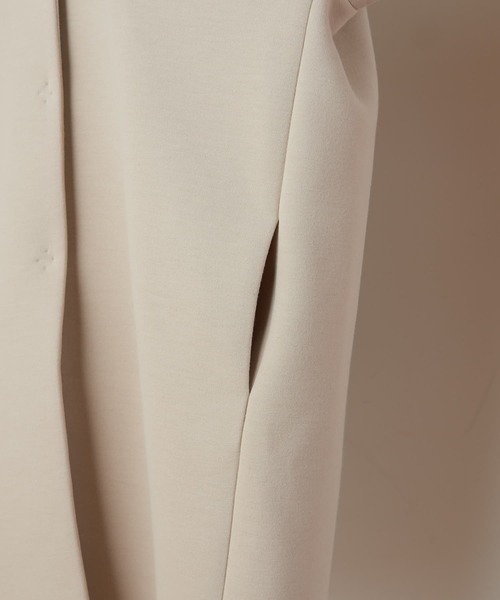 BEARDSLEY（ビアズリー）の「軽くて暖かさを保ってくれるダンボールマルコート（ノーカラーコート・レディース・ブラック/ベージュ・FREE）」の16枚目の写真