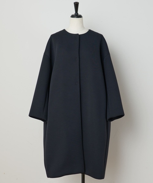 極美品 ビアズリー ダンボーマルコート ブラック ノーカラー beardsley ダンボールマルコート （その他アウター）｜BEARDSLEY