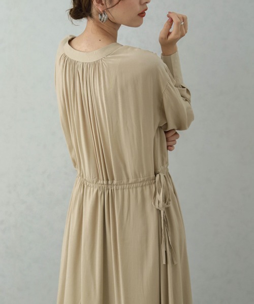 SUGAR BISKET（シュガービスケット）の「2wayブラウジングワンピース（ワンピース・レディース・ブラック/ベージュ/ブラウン/グリーン・フリー）」の20枚目の写真