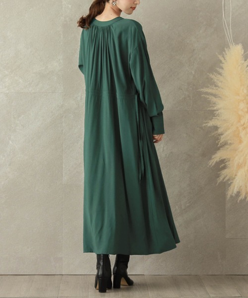 SUGAR BISKET（シュガービスケット）の「2wayブラウジングワンピース（ワンピース・レディース・ブラック/ベージュ/ブラウン/グリーン・フリー）」の11枚目の写真