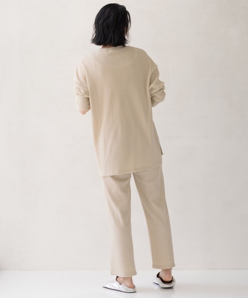 フェリシモMama（フェリシモママ）の「Ｍｏｒｅｄｄｅ　マタニティから産後も使える　ママによりそうルームウェアセット/マタニティパジャマ（マタニティウェア/グッズ・レディース・グレー/アイボリー・MEDIUM/LARGE/X-LARGE）」の20枚目の写真