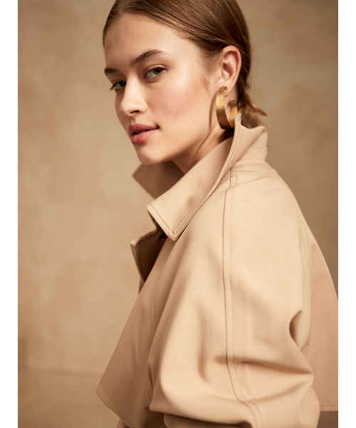 Banana Republic(バナナリパブリック)の「ソフト トレンチコート(トレンチコート・レディース・ネイビー/ベージュ・XS/S/L/M)」の10枚目の写真