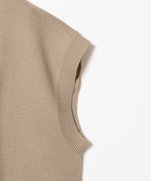 WEGO(ウィゴー)の「WEGO/ルーズシルエットニットベスト(ベスト・メンズ・ブラック/ダークグリーン/ベージュ/サックスブルー/グレー系その他・MEDIUM/LARGE)」の22枚目の写真