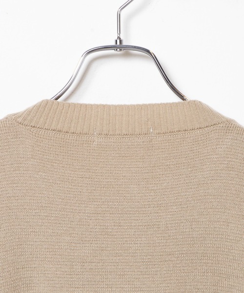 WEGO(ウィゴー)の「WEGO/ルーズシルエットニットベスト(ベスト・メンズ・ブラック/ダークグリーン/ベージュ/サックスブルー/グレー系その他・MEDIUM/LARGE)」の18枚目の写真