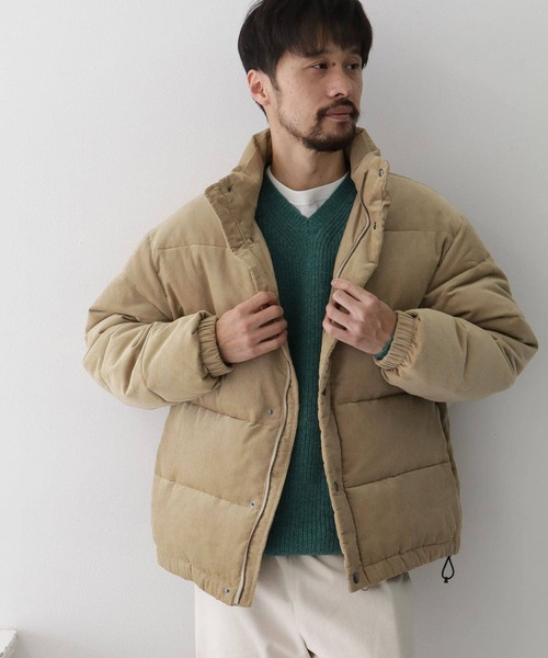 URBAN RESEARCH Sonny Label（アーバンリサーチサニーレーベル）の「コーデュロイ中綿ブルゾン∴（ダウンジャケット/コート・メンズ・ベージュ・MEDIUM/LARGE）」の12枚目の写真