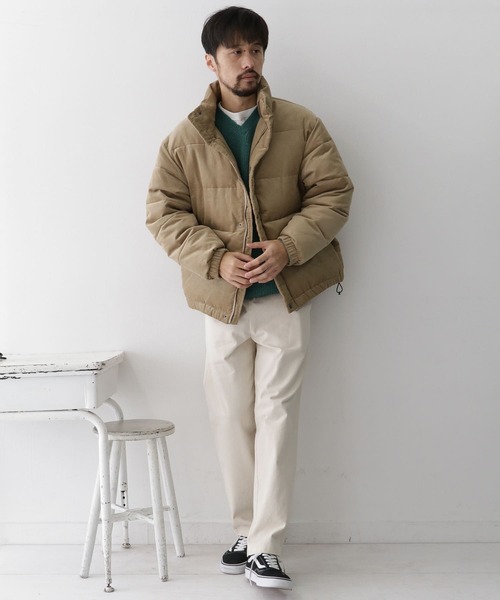 URBAN RESEARCH Sonny Label（アーバンリサーチサニーレーベル）の「コーデュロイ中綿ブルゾン∴（ダウンジャケット/コート・メンズ・ベージュ・MEDIUM/LARGE）」の10枚目の写真
